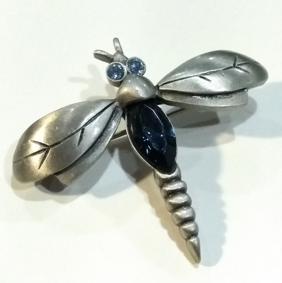 NWOT Pewter Dragonfly Brooch. - Picture 1 of 3